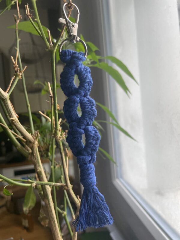 Schlüsselanhänger Verschlungen Blau